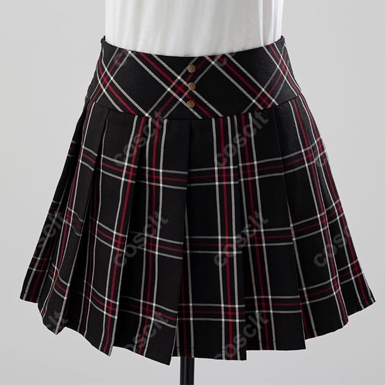 ペルソナ5 新島真 学生Ver.制服コスプレ 高再現で知的に映える上品シルエット - 4枚目の画像