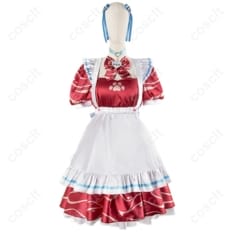 赤見かるび メイド服 コスプレ衣装。高再現の可憐シルエットでイベントも撮影も映えます - 1枚目の画像（サムネイル）