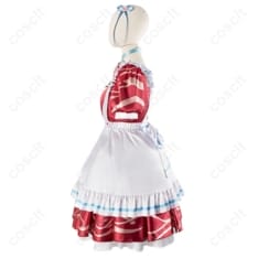 赤見かるび メイド服 コスプレ衣装。高再現の可憐シルエットでイベントも撮影も映えます - 4枚目の画像（サムネイル）