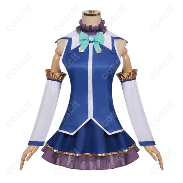 この素晴らしい世界に祝福を！ アクア コスプレ衣装 高再現で撮影映え、軽やかでイベント快適