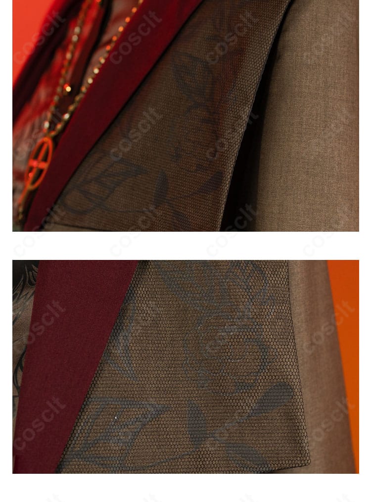 肩部の装飾ディテール。切り替えラインと肩章風アクセントが映るカット