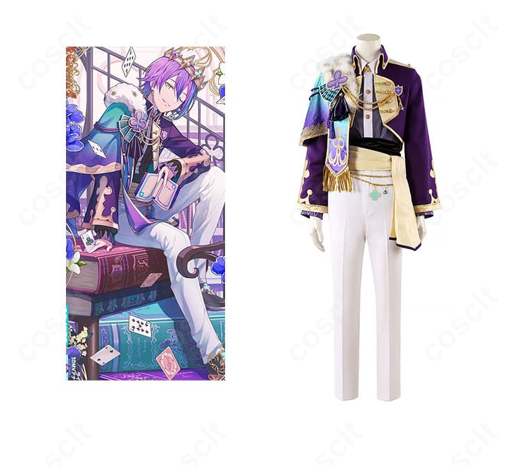 神代類 Crown of Suit コスプレ衣装の正面全身。プロジェクトセカイの王子風スーツと王冠を高再現で表現したセットアップ。