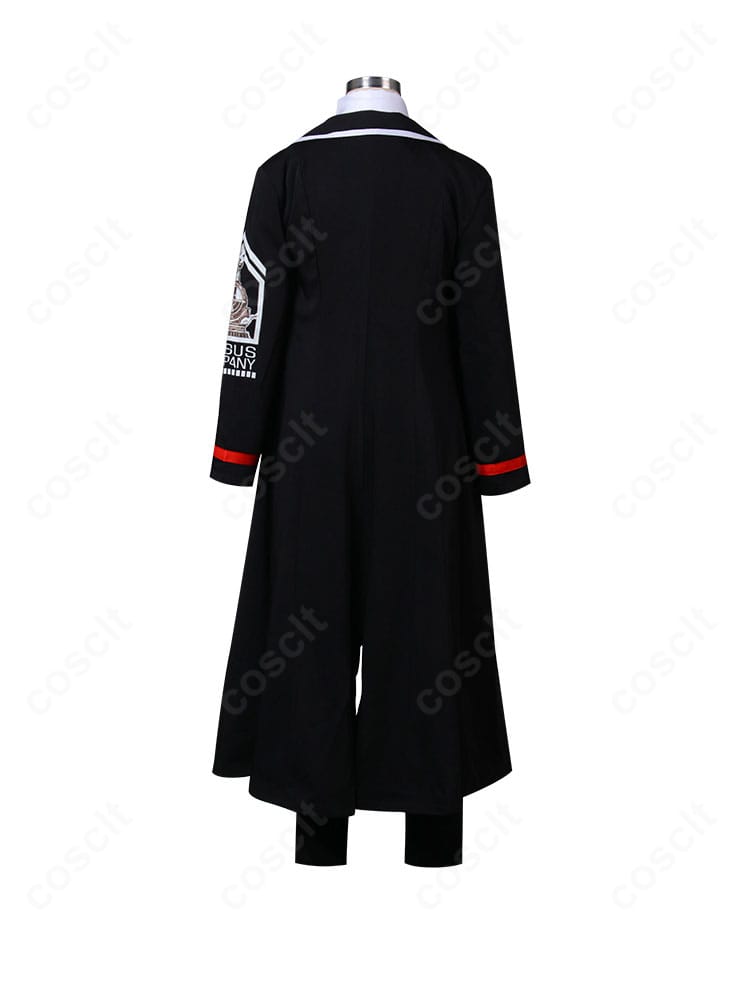 Limbus Company シンクレア制服コスプレ 背面、背中の装飾配置と美しいラインを確認できるカット