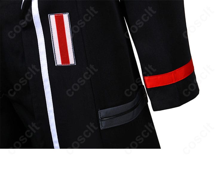 Limbus Company シンクレア制服コスプレ 袖口装飾ディテール、刺繍とカフの仕立てがわかる近接