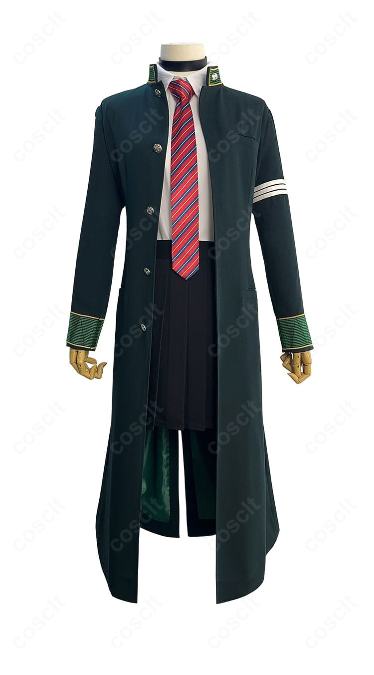 WIND BREAKER 椿野佑 制服コスプレの前面ディテール。ラペルやボタン位置、胸元の収まりが分かるカット。