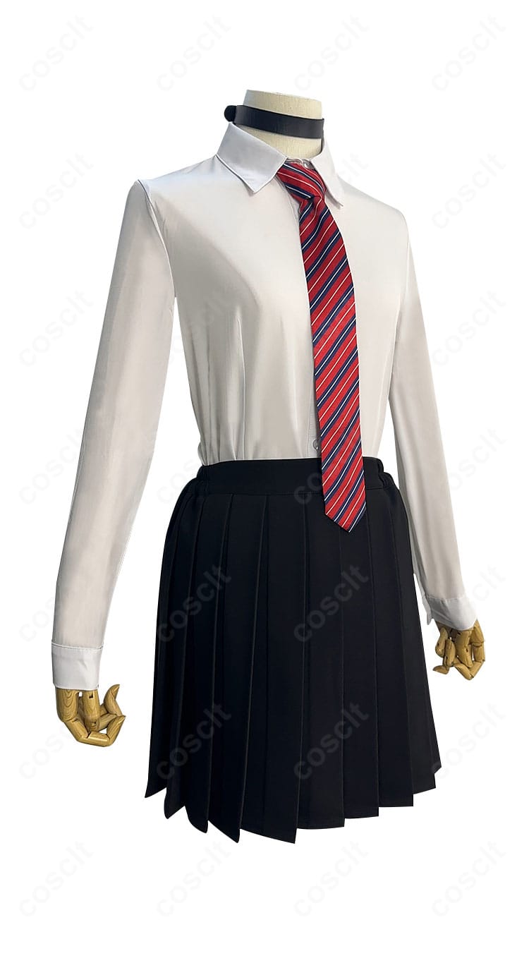 WIND BREAKER 椿野佑 制服コスプレのスカートとインナーシャツ。裾丈バランスと生地感のディテール。