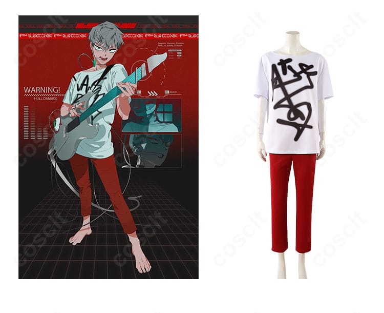 ALIEN STAGE ティルのコスプレ衣装をキャラクターイメージと並置した正面カット。高再現のデザインと世界観の統一感が伝わるビジュアル。