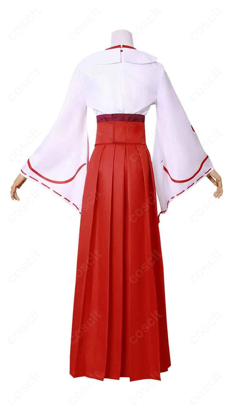 転生したらスライムだった件 シュナ コスプレ衣装 背面。帯の形と後ろ姿のシルエット、裾の流れを確認できる画像。