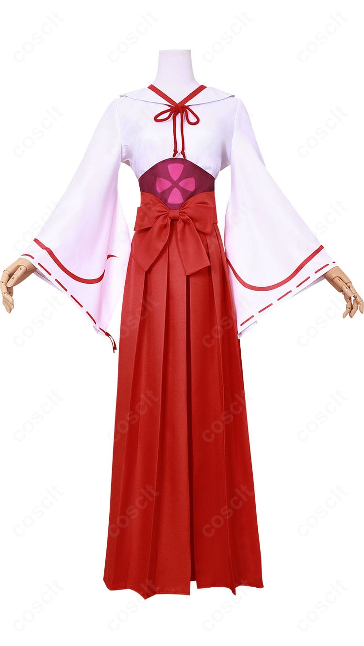 転生したらスライムだった件 シュナ コスプレ衣装 正面全身。上品な和装シルエットと髪飾りのバランスが映えるデザイン。