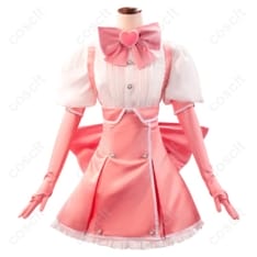 魔法少女にあこがれて 花菱はるか／マジアマゼンタ コスプレ衣装 高再現で可愛く写真映え、着脱も簡単 - 1枚目の画像（サムネイル）