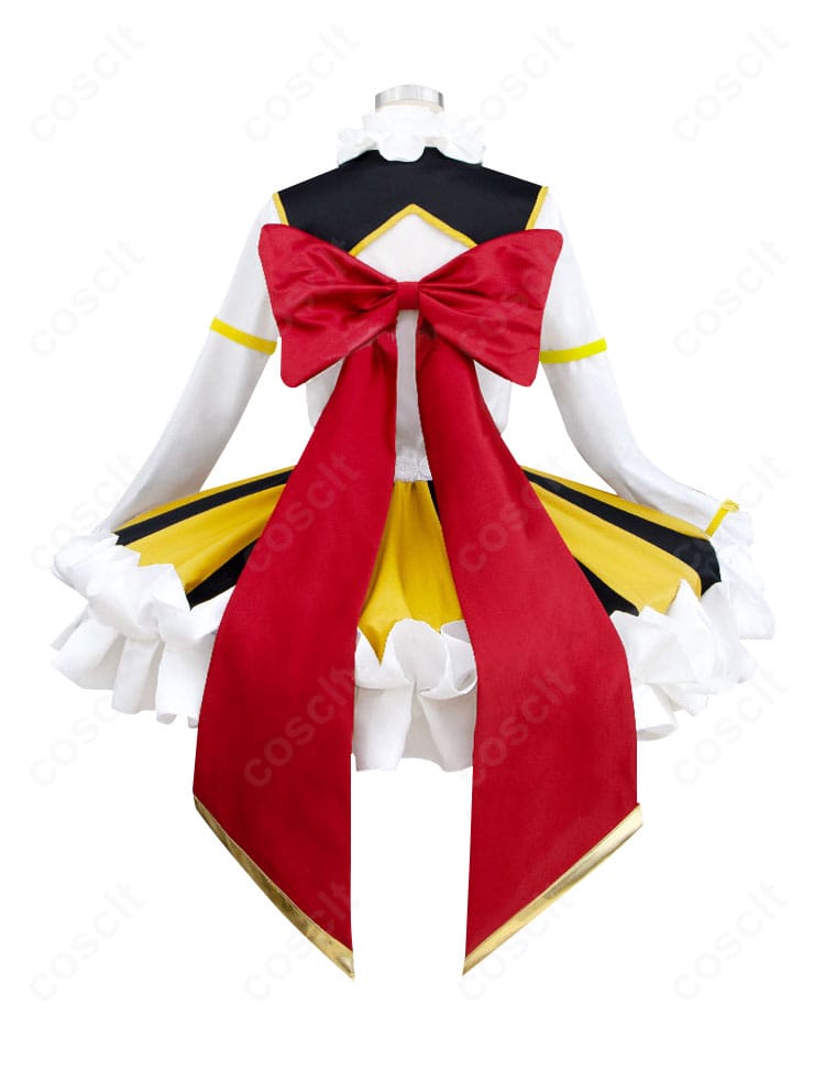 初音ミク MIKU EXPO 2023 VR コスプレ衣装の背面デザインと留め具の配置が分かる画像