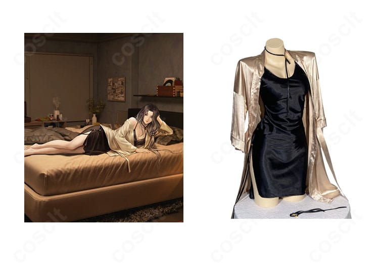 無期迷途 エンジェルのパジャマ衣装・正面全体像。キャラクターイメージに合わせた上品で大人っぽいシルエットを忠実再現。