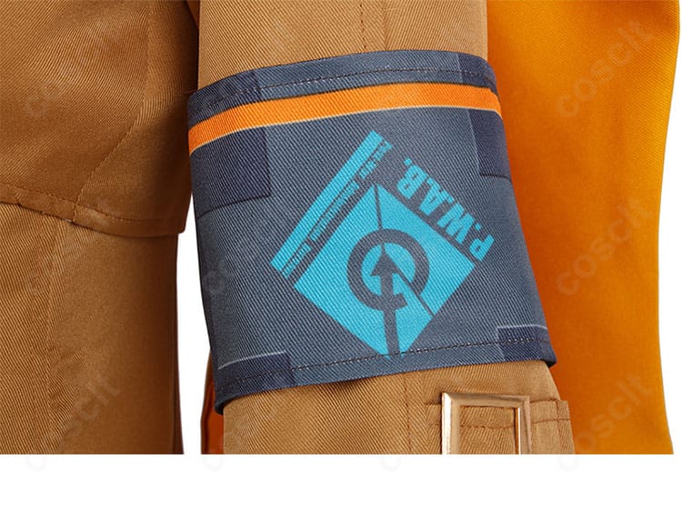 ミリア=レイジ衣装の腕部アクセサリー詳細。腕章と袖口の装飾が分かるクローズアップ。