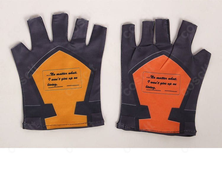 ミリア=レイジ衣装の手袋ディテール。素材感とステッチの美しさを示すアップ。