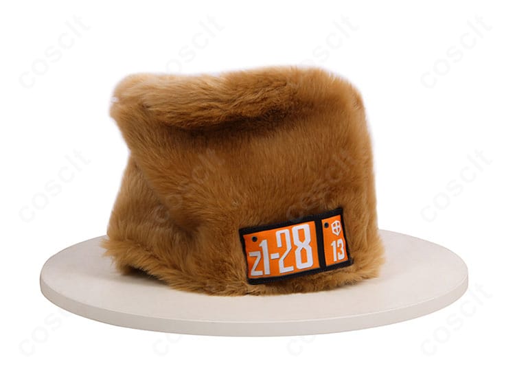 ミリア=レイジ衣装の帽子装飾クローズアップ。エッジの形状と装飾の質感を詳細に表示。