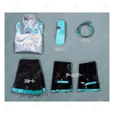 初音ミク 通常衣装 コスプレ衣装｜高再現で写真映え、快適な着心地と時短着替え - 4枚目の画像（サムネイル）