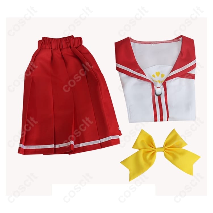 シャーロット 乙坂歩未 夏制服コスプレ｜軽やかで動きやすい高再現3点セット - 5枚目の画像