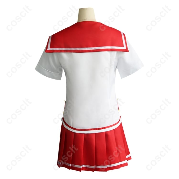 シャーロット 乙坂歩未 夏制服コスプレ｜軽やかで動きやすい高再現3点セット - 4枚目の画像