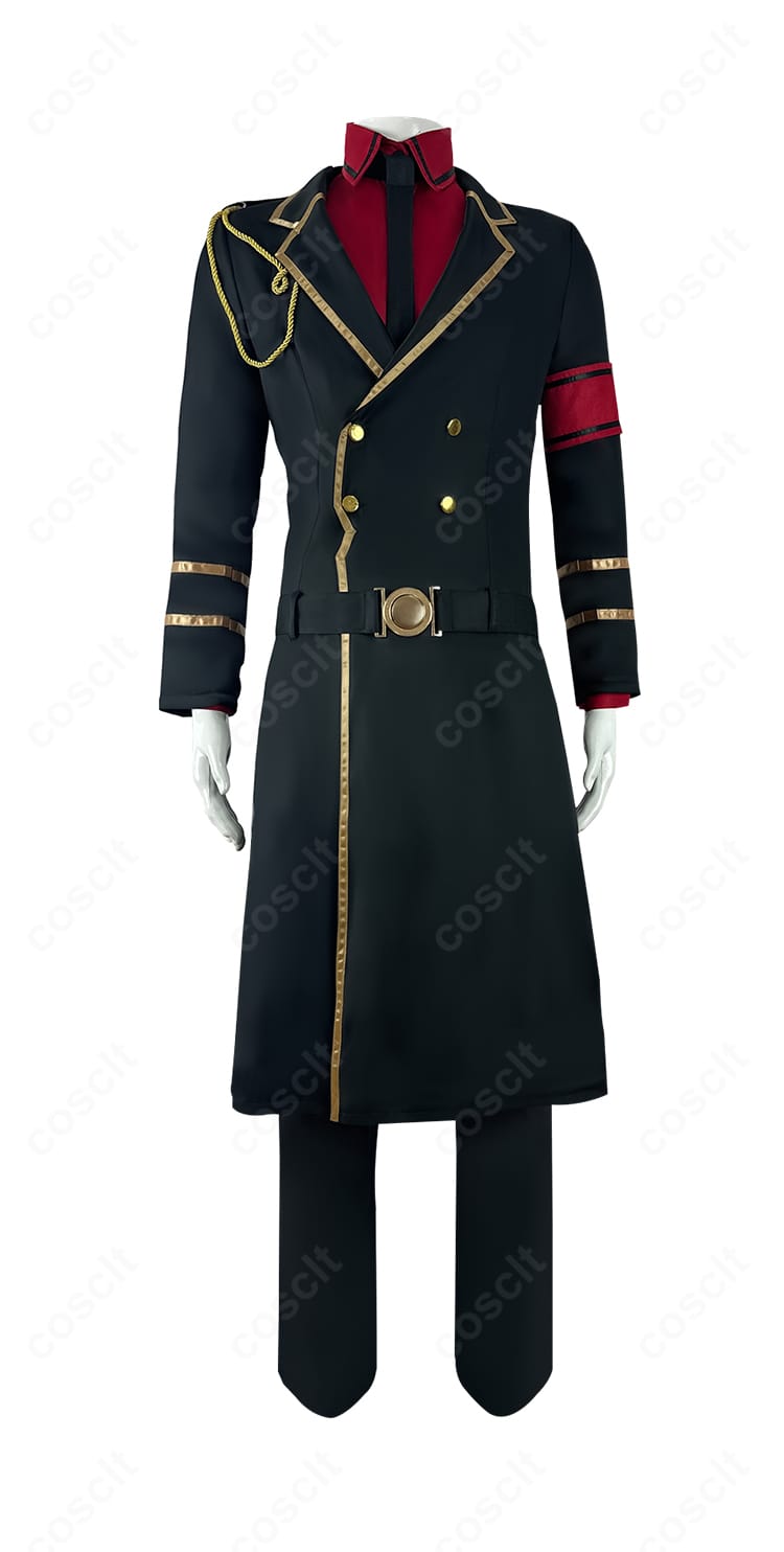 かつて魔法少女と悪は敵対していた。ミラ コスプレ衣装の正面アップ。襟・袖・裾のハリ感や縫製ディテールが確認できる撮影向けデザイン。