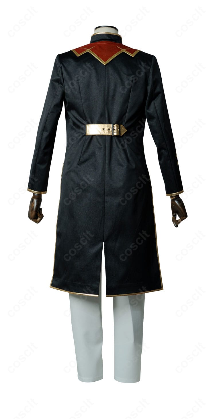 商品の背面全景。Edenユニット衣装のバックスタイルと裾の落ち感、背面装飾の位置関係が分かる【コスプレ衣装】。