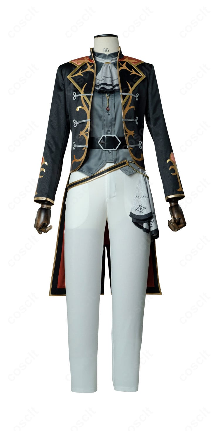 商品の正面全景。あんさんぶるスターズ！Edenの乱凪砂・巴日和向けユニット衣装の配色とラインを確認できる【コスプレ通販】用画像。