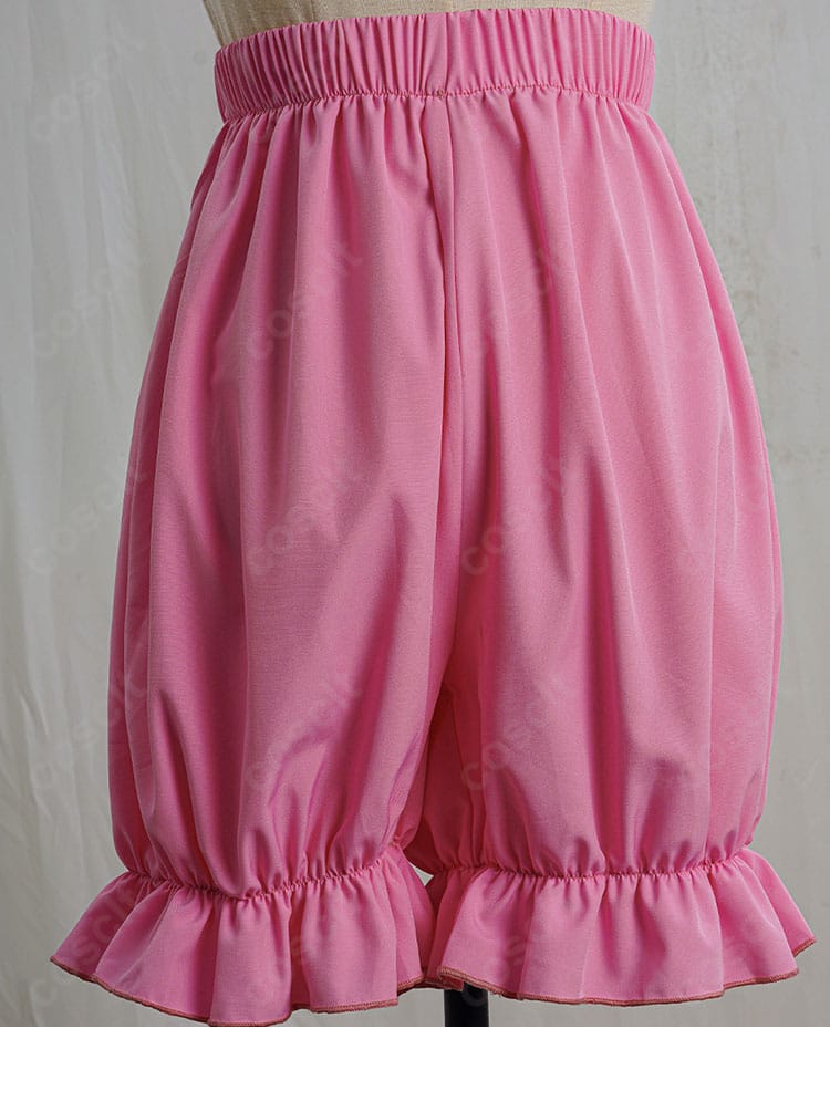 パンツ装飾ディテール｜同梱ショートパンツの装飾と生地感