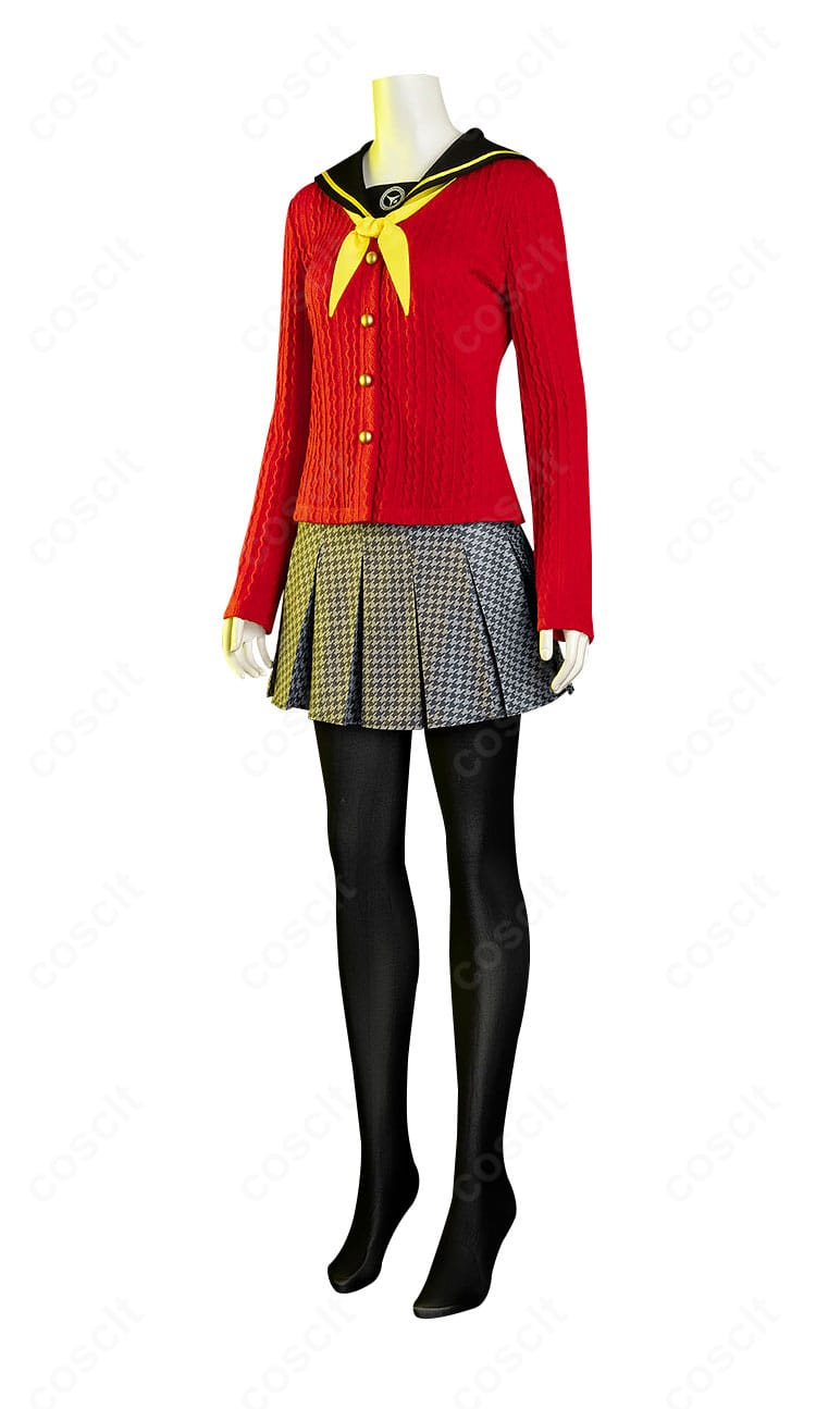 ペルソナ4 天城雪子 夏服制服コスプレ衣装の側面ディテール。シルエットと丈感を確認できる画像