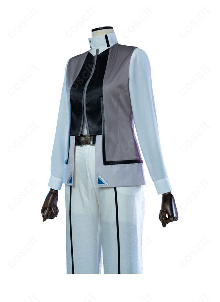 横向きのシルエットと袖口・サイドラインのデザインを示した側面ディテール画像