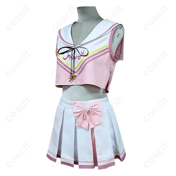 ブルーアーカイブ 下江コハル チアリーダー衣装。高再現で軽快、イベントや撮影に最適 - 2枚目の画像