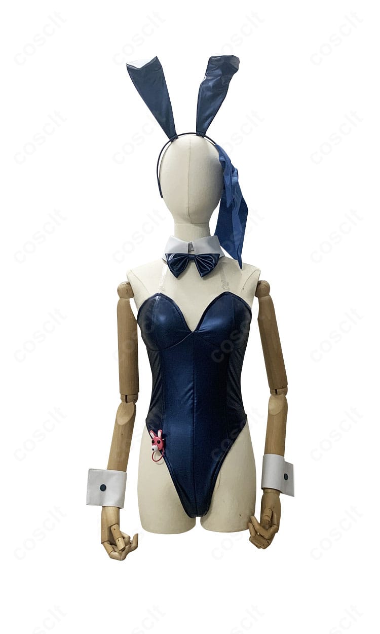 NIKKE フォルクヴァン モイストラビットの正面カット。レオタードのライン、つけ襟と蝶ネクタイ、タイツまで細部を高品質に再現した画像。