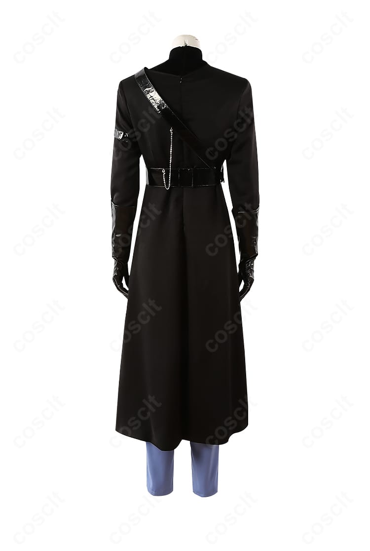 ALIEN STAGE イヴァン 衣装の背面。背面パネルと裾のライン、チェーン位置の再現度を確認できる画像。