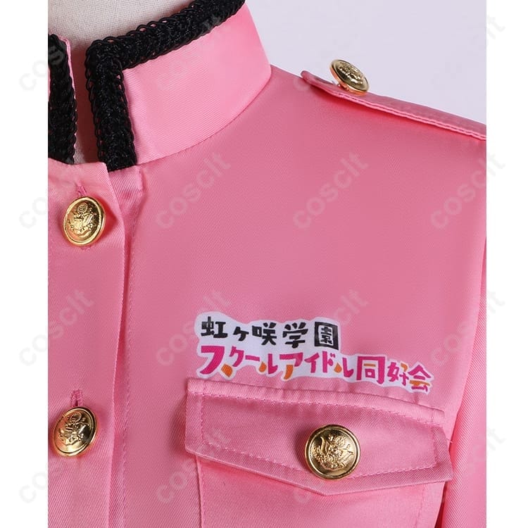 ラブライブ！虹ヶ咲 中須かすみ 繚乱！ビクトリーロード 高再現アイドル衣装で撮影もイベントも映える - 4枚目の画像