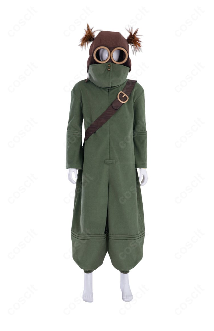 アローン コスプレ衣装の正面全体。ジャンプスーツのシルエットとヘルメット形状を高再現で確認できる。