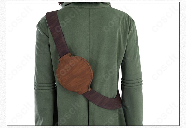 背飾り部分の接写。背中の意匠と取り付けの丁寧さを示すディテール。