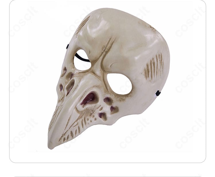 仮面の装飾細部。ローの個性を象徴するマスクの形状と表面仕上げ