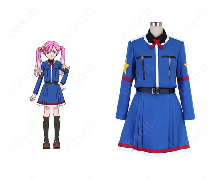 デジモンユニバース アプリモンスターズ 花嵐エリのコスプレ衣装一式とキャラクター再現ポイントの詳細カット