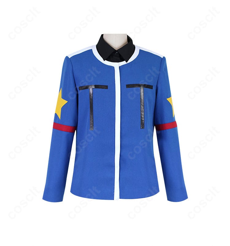 花嵐エリ コスプレ衣装 コート前面の装飾ディテール。ボタンと配色の再現を確認