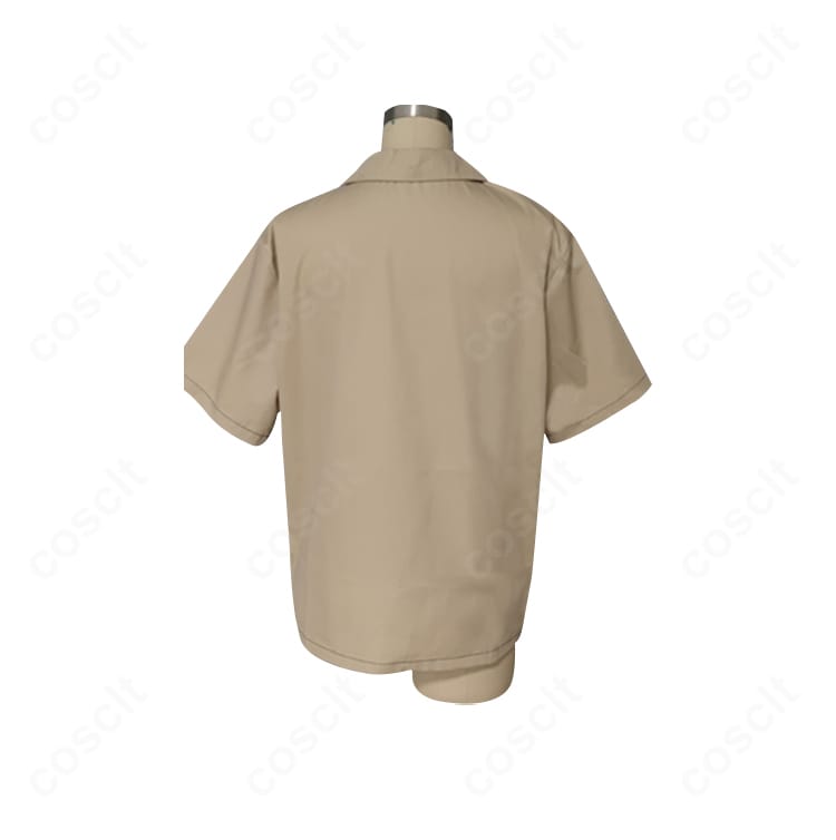 遊木真 私服(春~夏)コスプレ衣装の背面。背中のラインやディテールを丁寧に再現した高品質仕上げを示す画像。