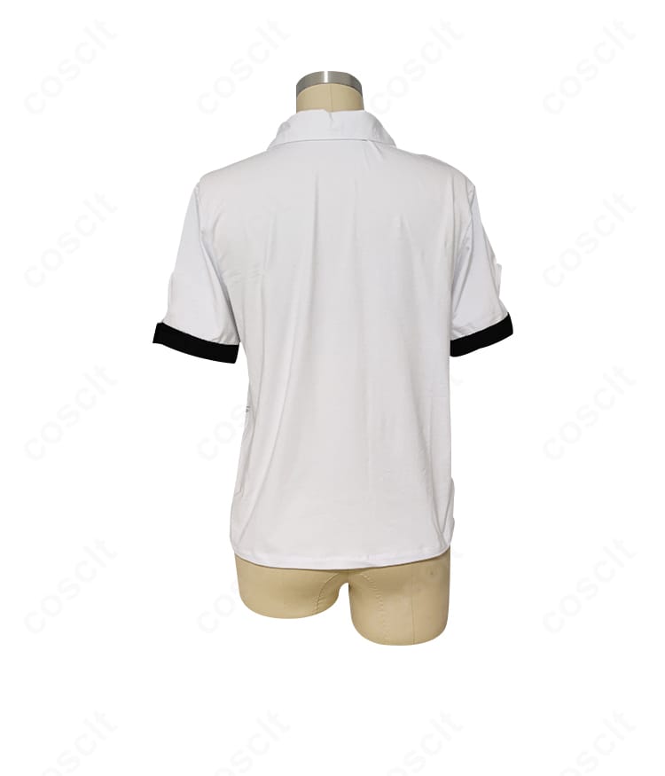 紫之創 私服(春~夏)コスプレ衣装の背面カット。背面ディテールと縫製ラインを確認できる画像