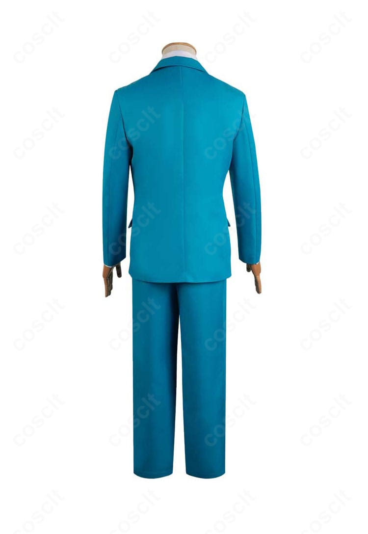 背面図：風早翔太 学園制服コスプレの後ろ姿。背中から裾までのラインと完成度を示すカット。