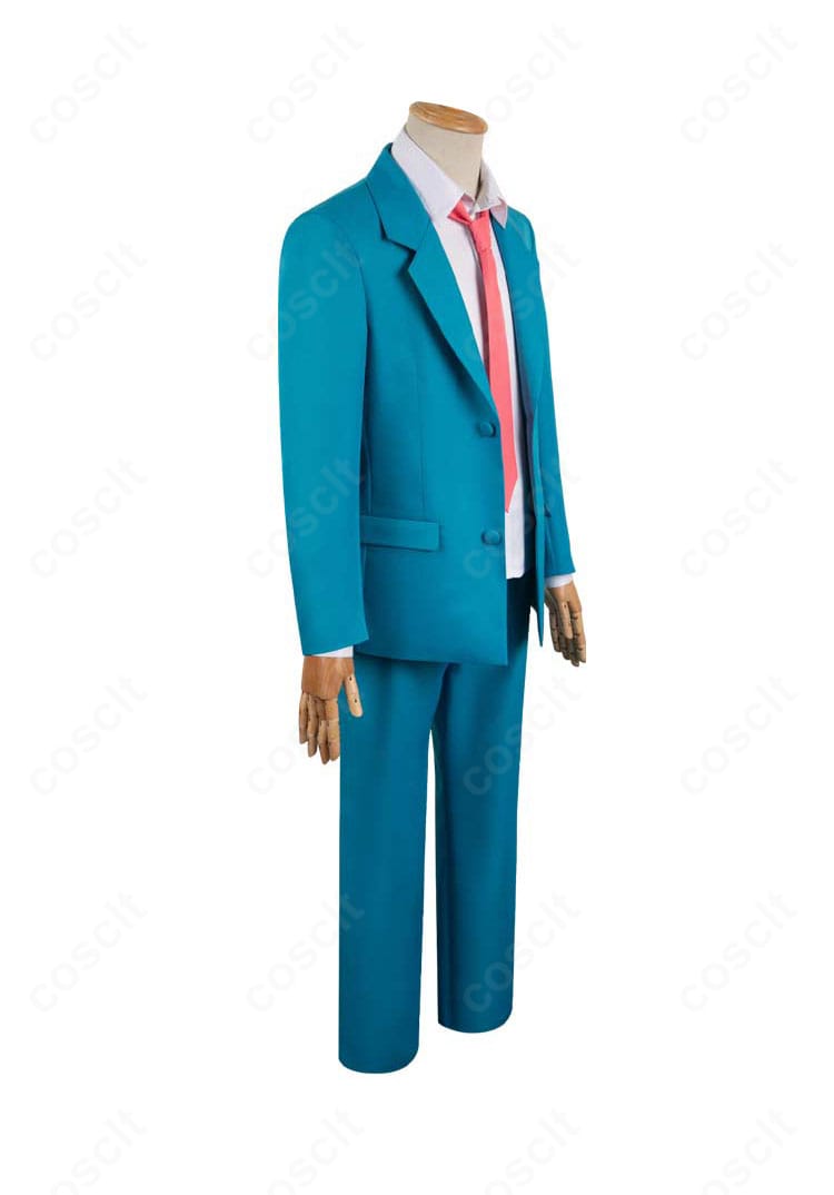 右側面ビュー：風早翔太 学園制服コスプレの右側ディテールとフィット感が分かる画像。