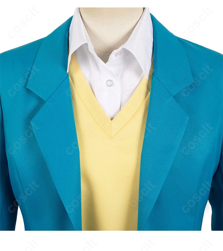 ジャケット襟まわりのディテール(鹿野千夏 制服・冬服コスプレ)