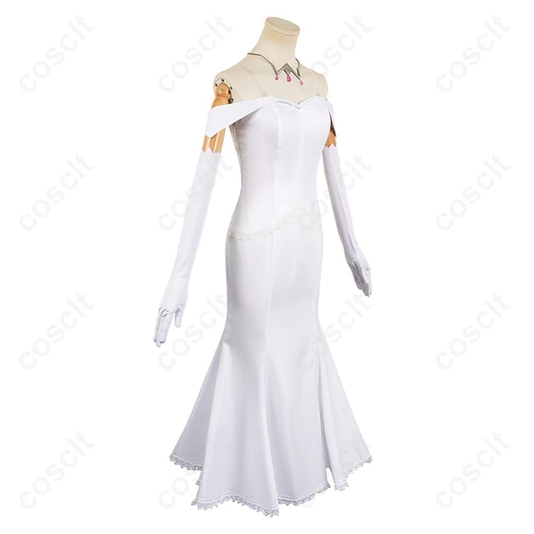 Re:ゼロから始める異世界生活 エミリア 白いワンピース 高再現で撮影映え、着心地も快適 - 2枚目の画像