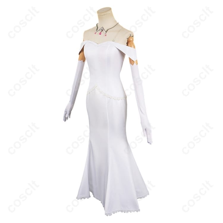 Re:ゼロから始める異世界生活 エミリア 白いワンピース 高再現で撮影映え、着心地も快適 - 3枚目の画像