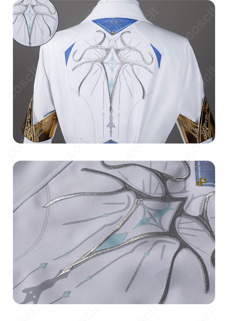 恋と深空 セイヤ 月影ハンター衣装の背面ディテール。フィット感と固定ポイントの構成