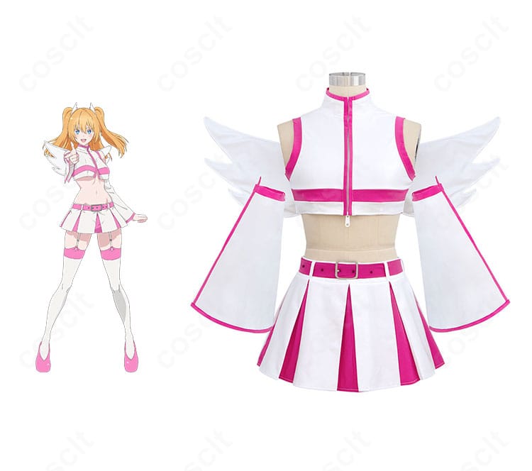 『2.5次元の誘惑』天乃リリサ リリエル衣装の全体。キャラクターの魅力を忠実に再現したコスプレ一式