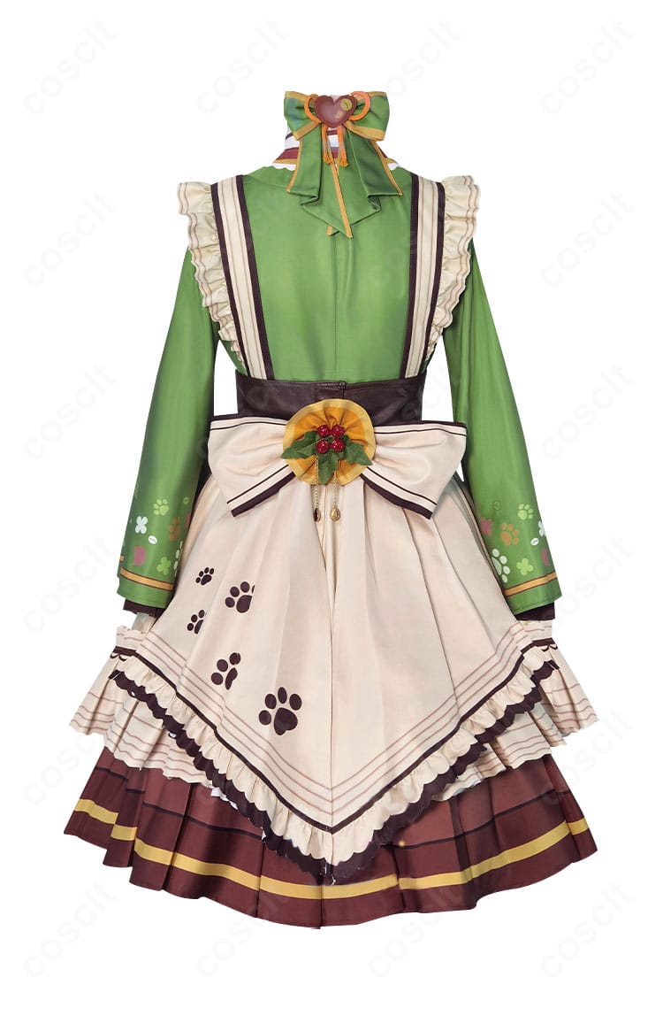 ウマ娘 マンハッタンカフェ コスプレ衣装 背面のリボン配置とスカートの広がり