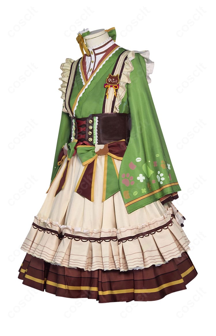 ウマ娘 マンハッタンカフェ コスプレ衣装 左側面のシルエットとライン