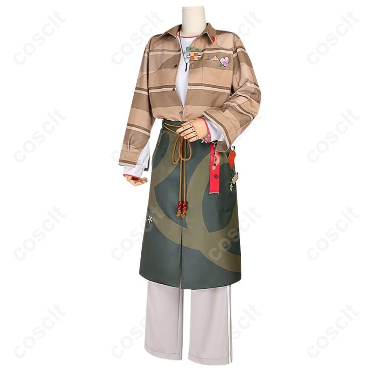 プロセカ 青柳冬弥 エイプリルフール探検隊衣装。高再現で動きやすく、イベント撮影に最適 - 2枚目の画像