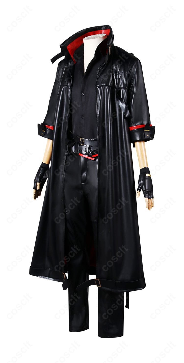 無期迷途 ドナルド コスプレ衣装の側面写真。肩線から裾までのラインとベルトの位置関係が確認できるアングル。